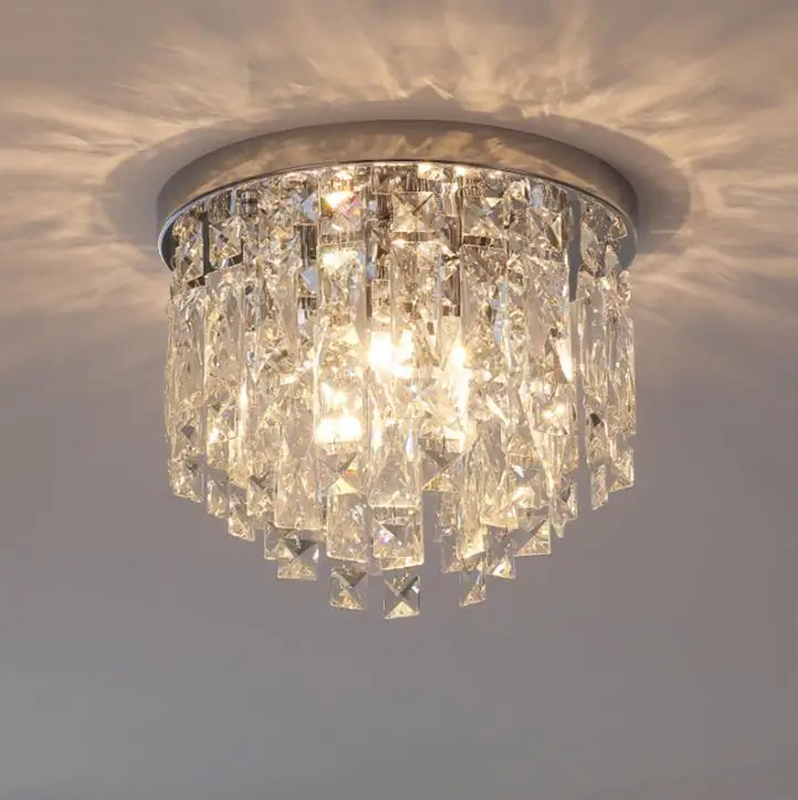 Modern Crystal Chandelier Lighting Flush Mount Chandeliers Light for Living Dining Room Bedroom Hall Restaurant Hotel Decor | Лампы и