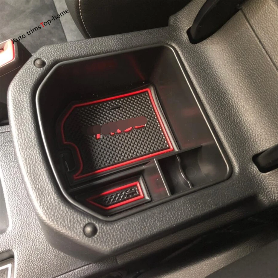 armrest storage multi grid pallet container phone case box cover accessories for vw volkswagen t roc t roc 2018 2019 2020 2021 free global shipping