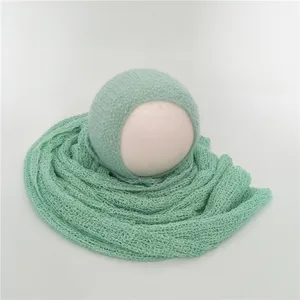 Эластичная трикотажная накидка и комплект капота для новорожденных Детская фотография