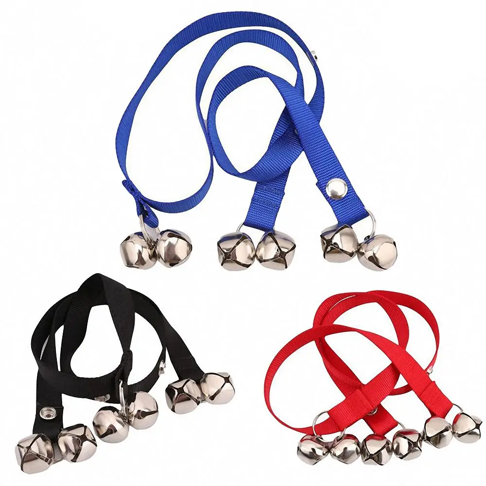 Регулируемый нейлоновый ошейник для дрессировки собак дверной звонок веревка