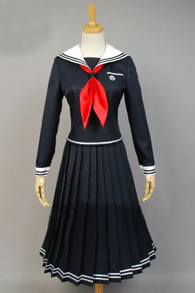Игра Danganronpa косплей аниме Dangan Ronpa 2 костюм Fukawa Touko JK школьная форма женские наряды