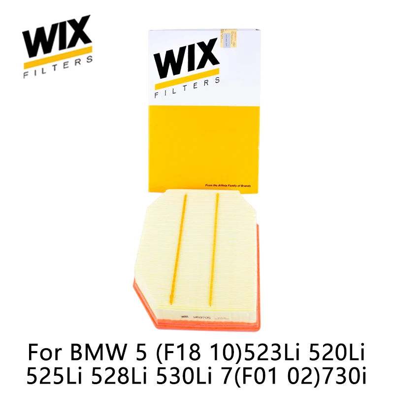 Wix автомобиль воздушный фильтр WA9705 для BMW 5 (F18 10) 523Li 520Li 525Li 528Li 530Li 7 (F01 02) 730i