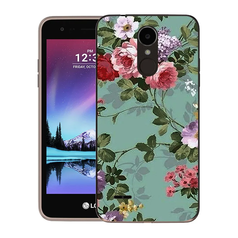 Чехол Coque для LG K4 2017 5 0 "мягкий TPU Scape с принтом X230 чехлы телефонов X320 Funda