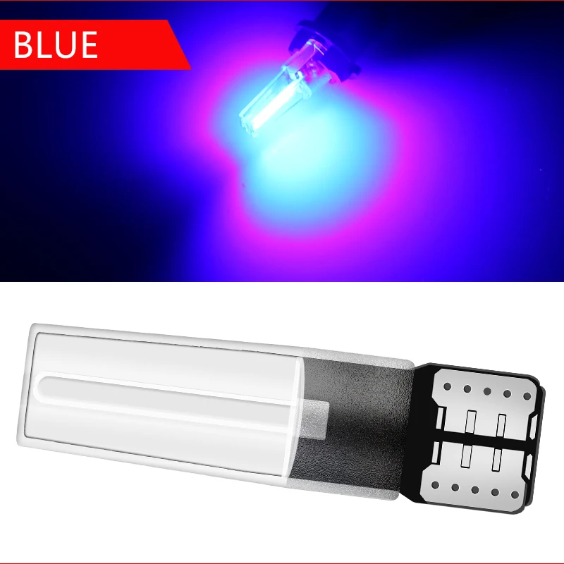 2 шт. новейший W5W led T10 cob стеклянный автомобильный светильник, светодиодный светильник с нитью, автомобильный светильник для чтения, купольная лампа, лампа DRL для автомобиля, Стайлинг 12 В