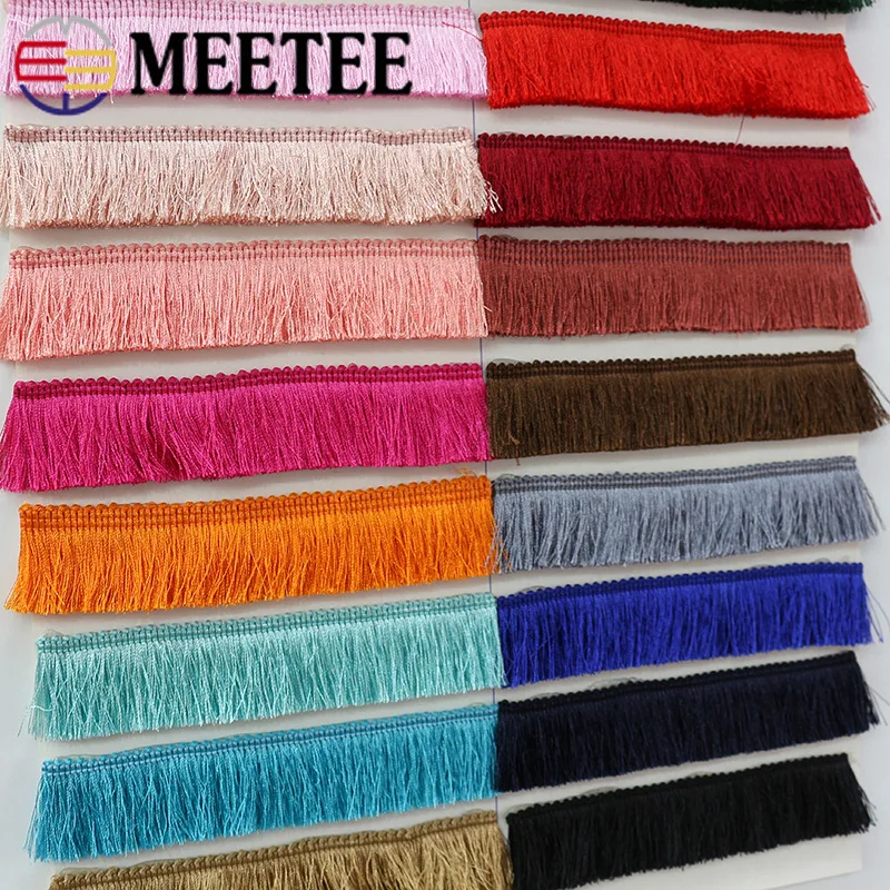 5 метров 28 мм полиэстер Кружева отделка вышивка нить кисточка бахрома для