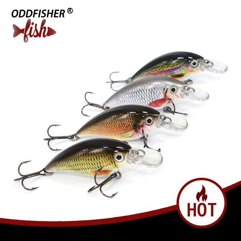 Oddfisher YH07 кренкбейт рыболовные приманки воблеры для щуки Swimbait тонущий гольян
