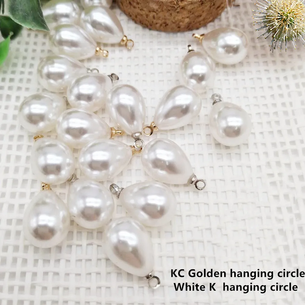 Лидер продаж 100 шт./лот подвески из жемчуга в форме капли DIY серьги ручной работы
