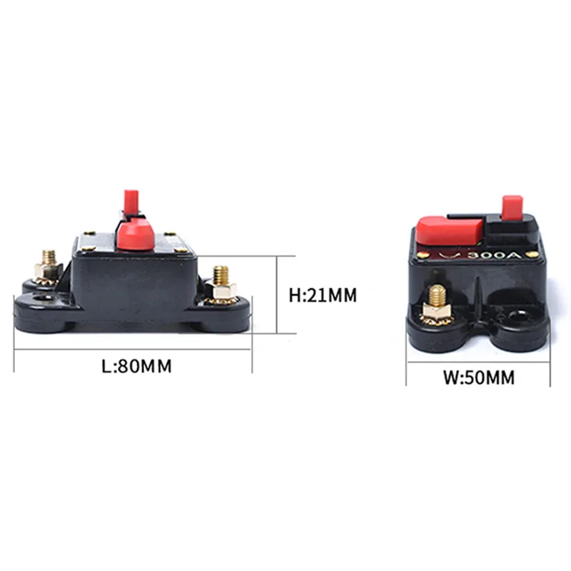 300Amp DC Автоматический выключатель морской стерео аудио Предохранитель 12V