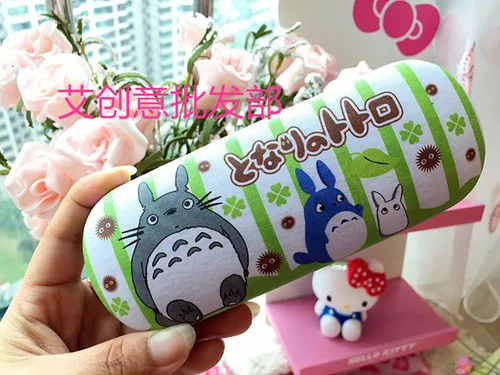 Новая мода мультфильм кошка hello kitty кожа Студенческая девушка близорукий Чехол для очков Леди Портативный Прекрасный Футляр для очков подарок на день рождения - Цвет: F