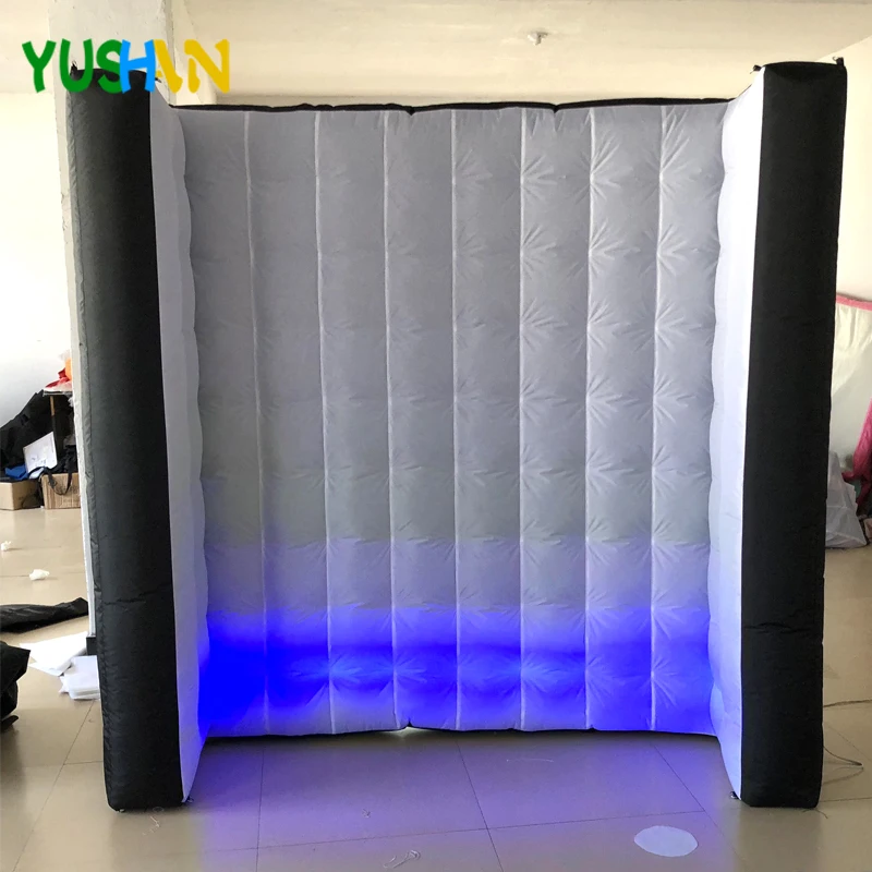 Nice Curve Portable Inflatable Wall Color Changing LED photography backdrops Wedding Photoboot HotSale | Дом и сад