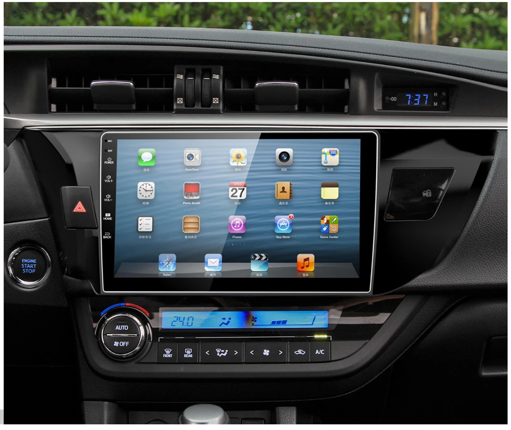 10 1 дюймовый Android 5 Φ система авто радио плеер Медиа стерео аудио видео для Toyota Levin