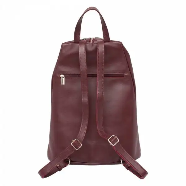 Женский кожаный рюкзак LAKESTONE FLORENCE BURGUNDY | Багаж и сумки
