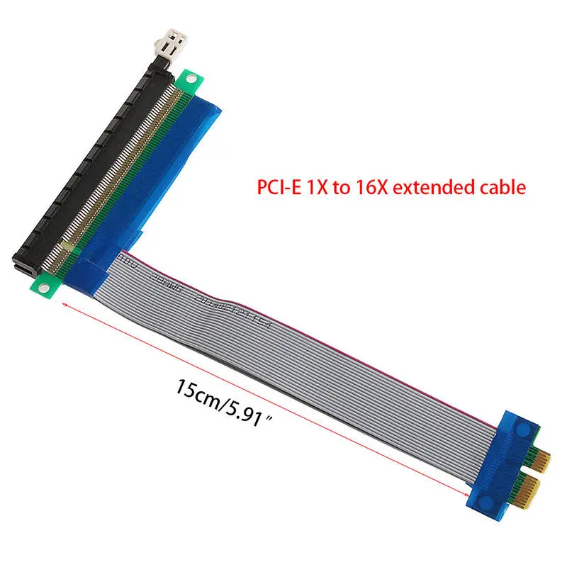 PCIe PCI Express 1x до 16x расширитель FFC E Гибкий плоский кабель компьютерные компоненты и