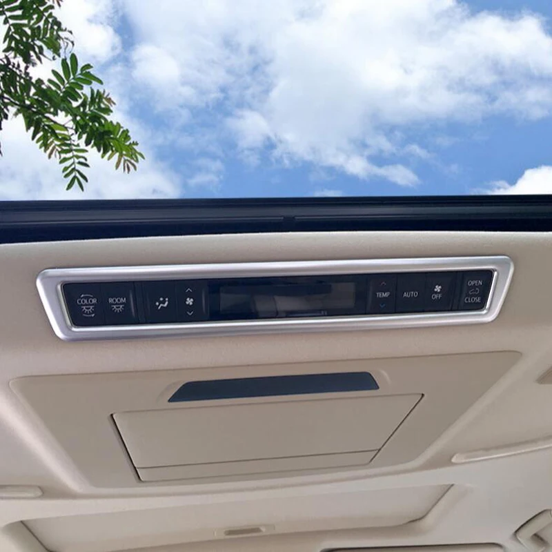 

1 шт. ABS хром Автомобильный задний верхний кондиционер вентиляционное отверстие крышка отделка литье для TOYOTA Alphard 2015-2018 автомобильные аксесс...