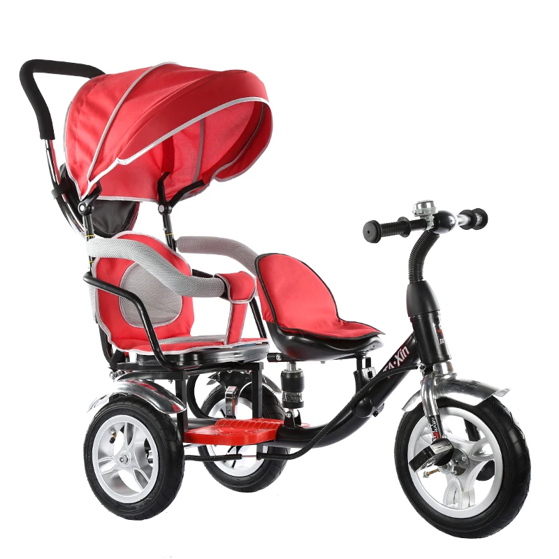 12 дюймов тандем с двойным сидением и Трехколесных велосипедов близнецы