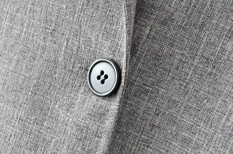 Женский блейзер на одной кнопке с длинным рукавом и поясом широкие шорты в