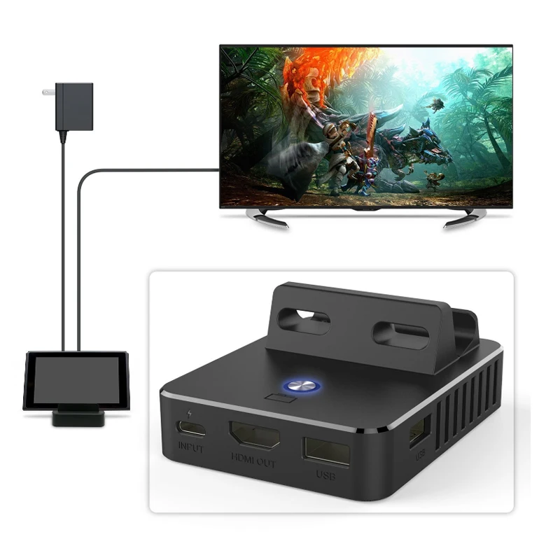 DOITOP For Nintend Switch Multifunction Dock Base Stands Manually Mode Desktop Stand Bracket C4 | Электроника