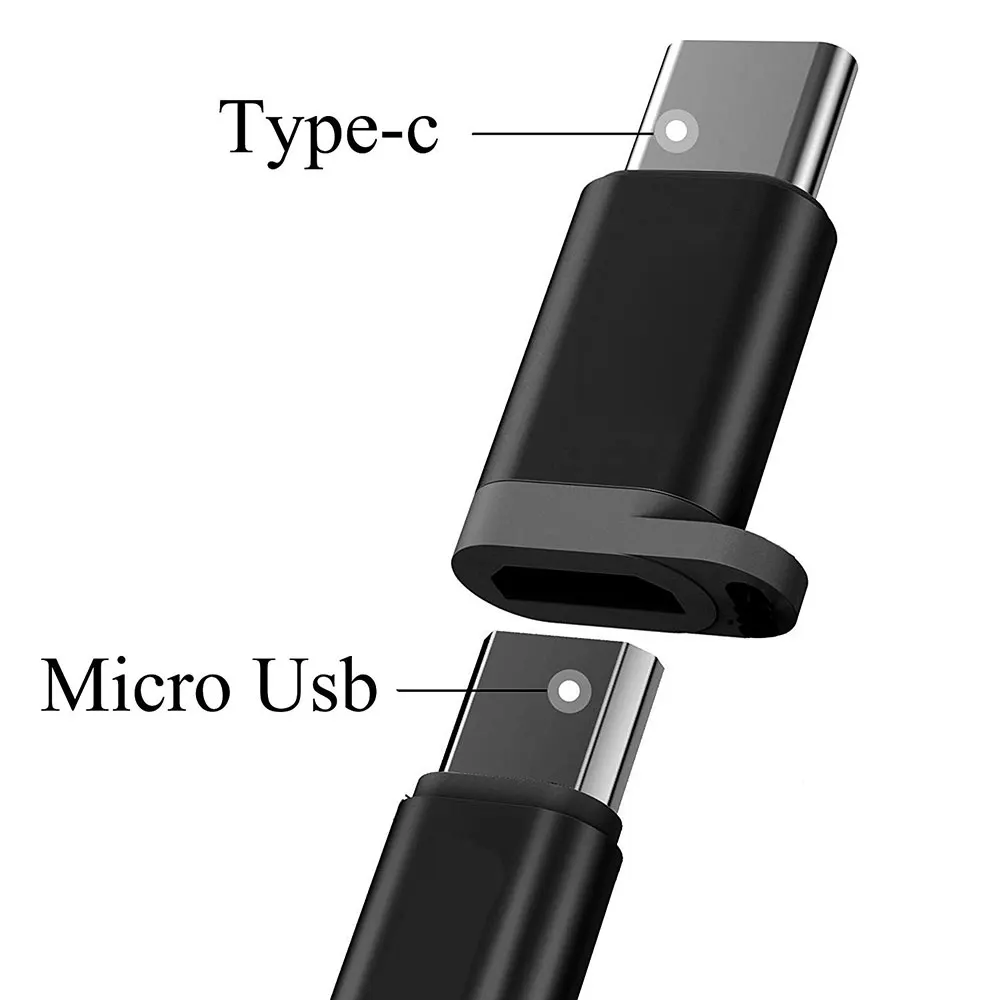 Ascromy 4 шт. type C для mi cro USB Конвертация Соединительный брелок для Xiaomi mi 8 lite mi 8 mi x 3 One Plus 6 T Oneplus 6 type-C адаптер