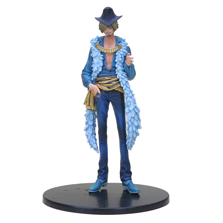 17 18 см аниме One Piece DXF Luffy Zoro Sanji Nami Nico Sabo The Grandline для мужчин и женщин 15 летие ПВХ