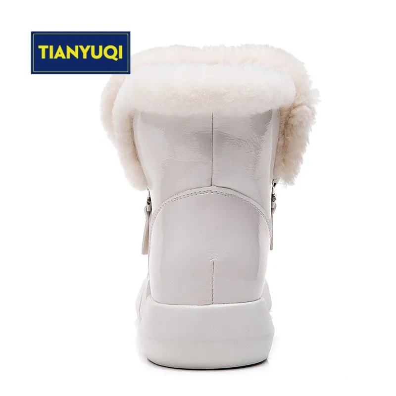 TIANYUQI/Женская Теплая обувь зимняя из хлопка теплая и красивая спортивная для