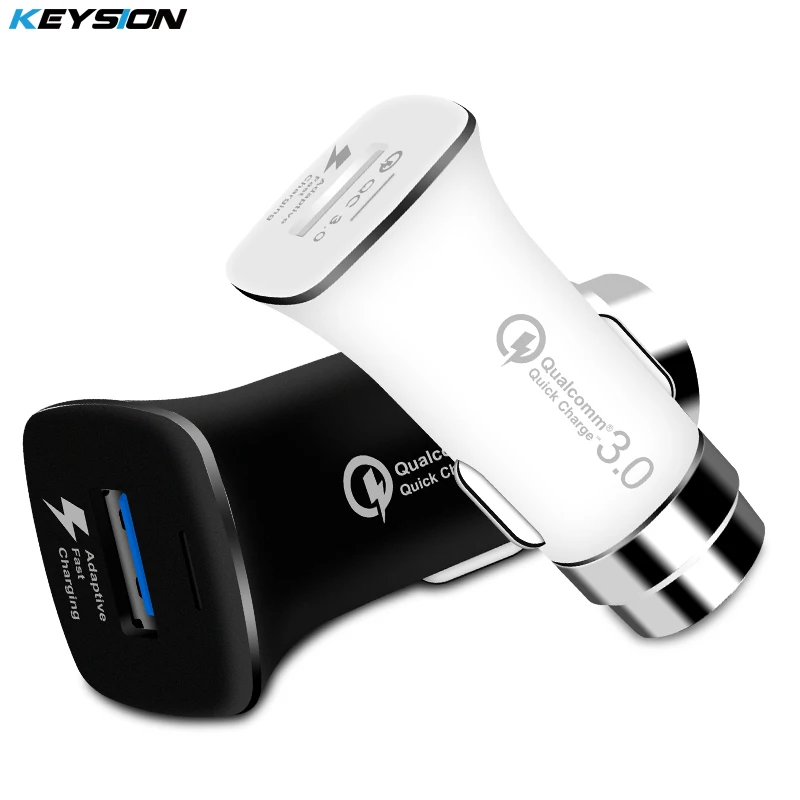 KEYSION Quick Charge 3,0 Зарядное устройство QC 3,0 5V 9V 12V usb Автомобильное зарядное устройство быстрой Зарядное устройство мобильного телефона адаптер для путешествий автомобиль-зарядка