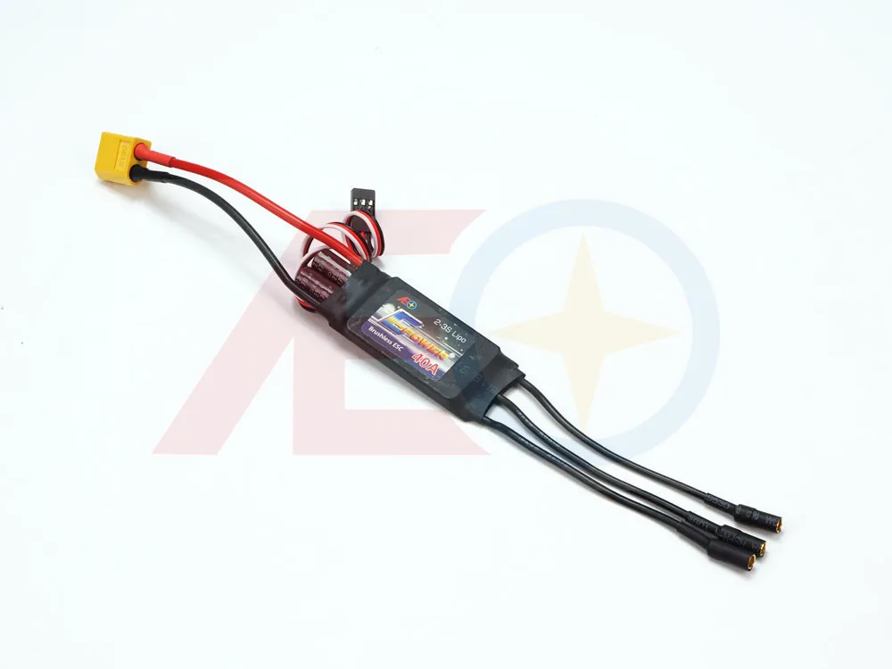 AEORC E-power ESC контроллер скорости двигателя 1s5a 2S5A 10A 20A 30A 40A бесщеточный ESC с UBEC сварочная вилка для RC самолета, FPV дрона