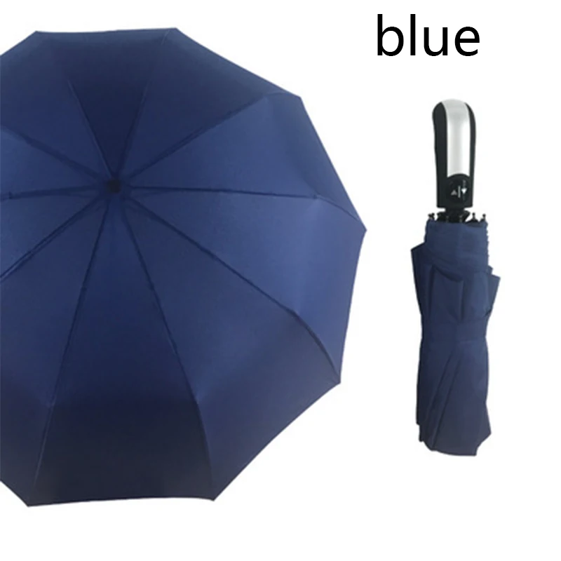 Автоматический зонт складной с защитой от ветра дождя для женщин и