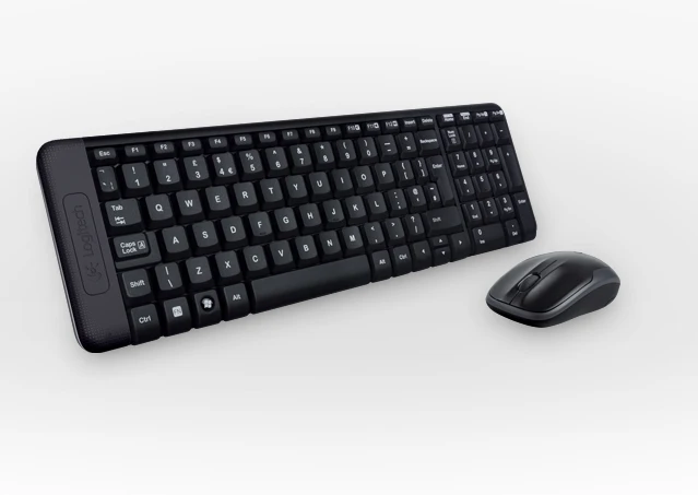 Logitech MK220 POR Стандартный беспроводной RF черный мышь в комплекте | Компьютеры и офис
