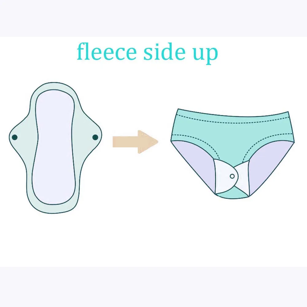 3 шт. водонепроницаемые двойные крылья женские менструальные прокладки