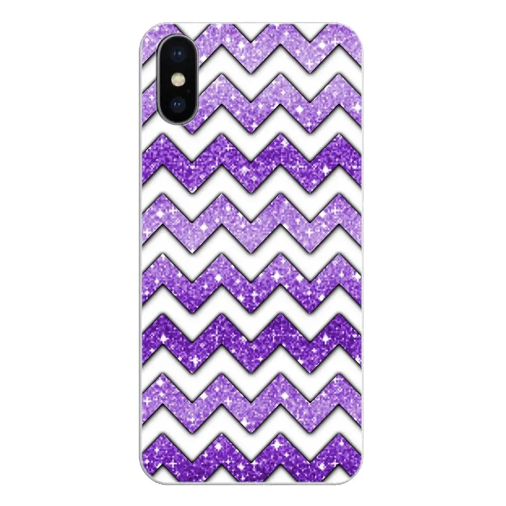 For LG G7 Q6 Q7 Q8 Q9 V30 X Power 2 3 OnePlus 3T 5T 6T Beautiful Purple Glitter Sparkles Pattern Soft Transparent Shell Case |