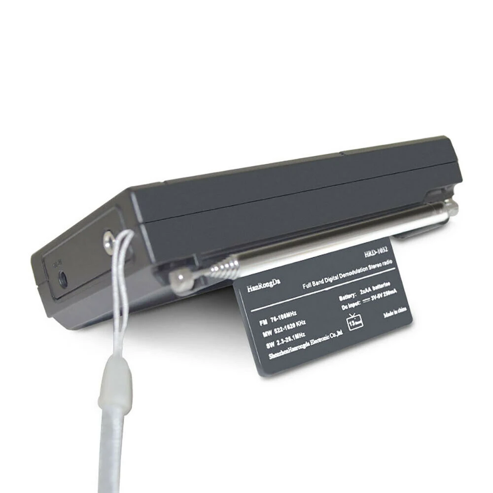 Портативный Полнодиапазонный цифровой тюнер MW/AM/FM/SW мультиполосный стерео