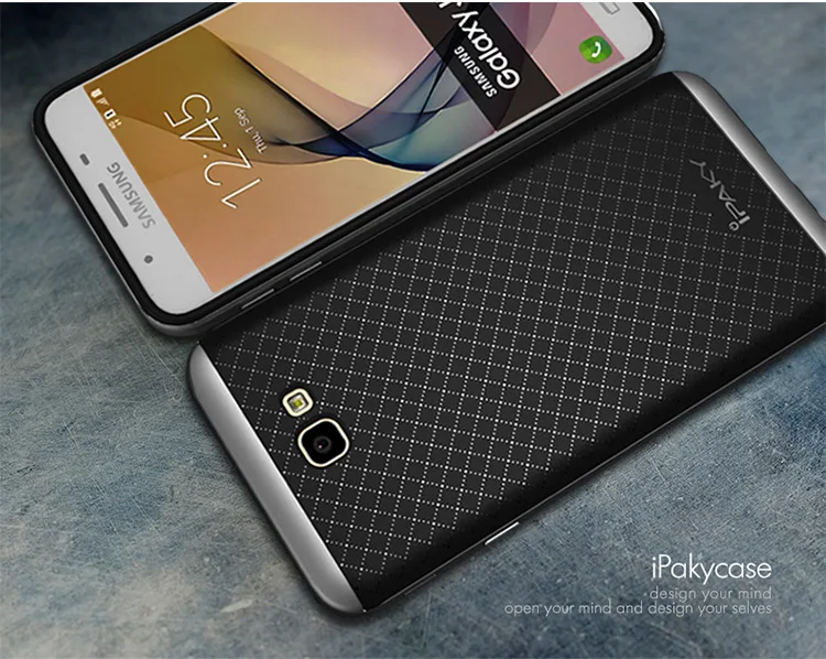 Для samsung GALAXY J5 премьер J7 ipaky бренд TPU + PC Рама задняя крышка для j5 антидетонационных