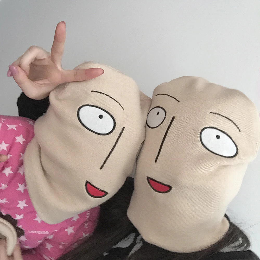 Шапка унисекс новинка игрушка шапки Аниме One Punch Man saiтама мягкие шапочки костюм