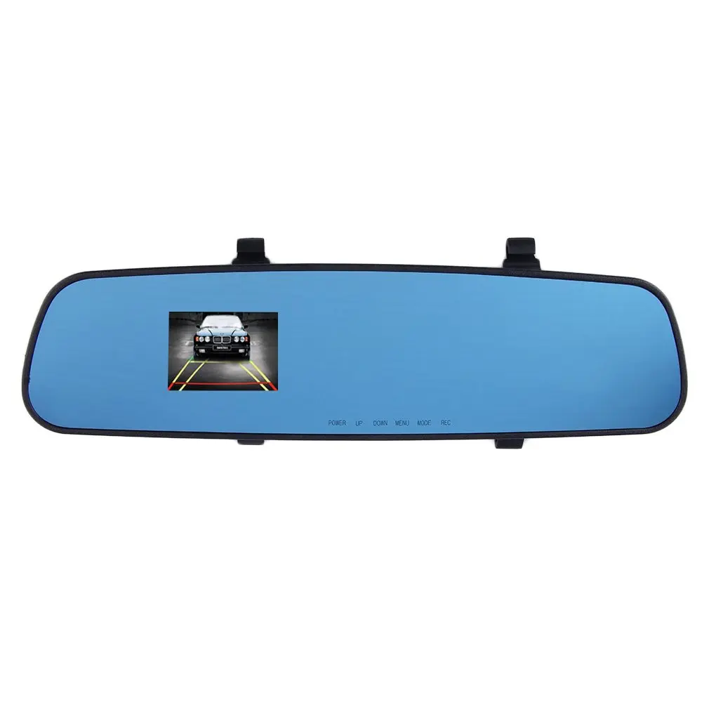 Высокое качество HD 2 4 дюймов Автомобильный видеорегистратор Зеркало рекордер
