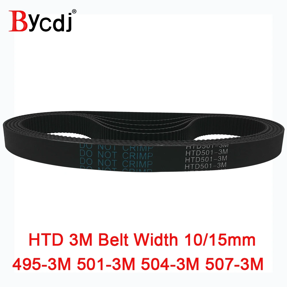 

Arc HTD 3M Timing belt C=495 501 504 507 width 6-25mm Teeth165 167 168 169 HTD3M synchronous pulley 495-3M 501-3M 504-3M 507-3M