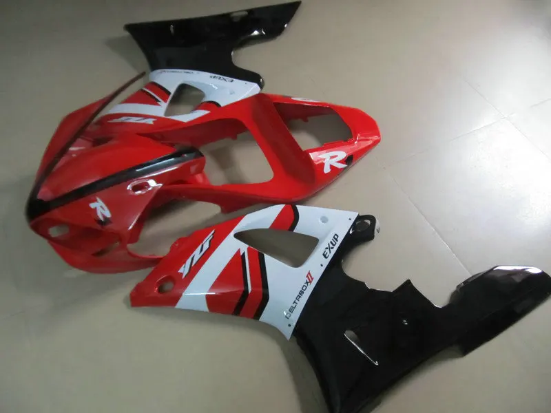 Мотоцикл обтекатель комплект для YAMAHA YZFR1 02 03 YZF R1 2002 2003 YZF1000 yzfr1 ABS Топ Красный Белый