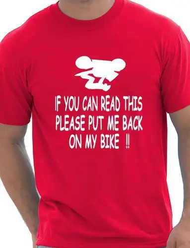 

If You can Read This Funny Motorbike Biker Mens T Shirt More Size and Colors-A355