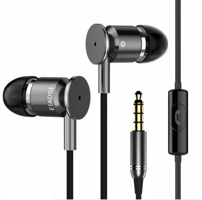 EIAOSI X6 In-ear Earphone 3.5mm Studio Bass Earbud With Mic For iphone 6 5s Xiaomi Samsung MP3 MP4 Best | Электроника