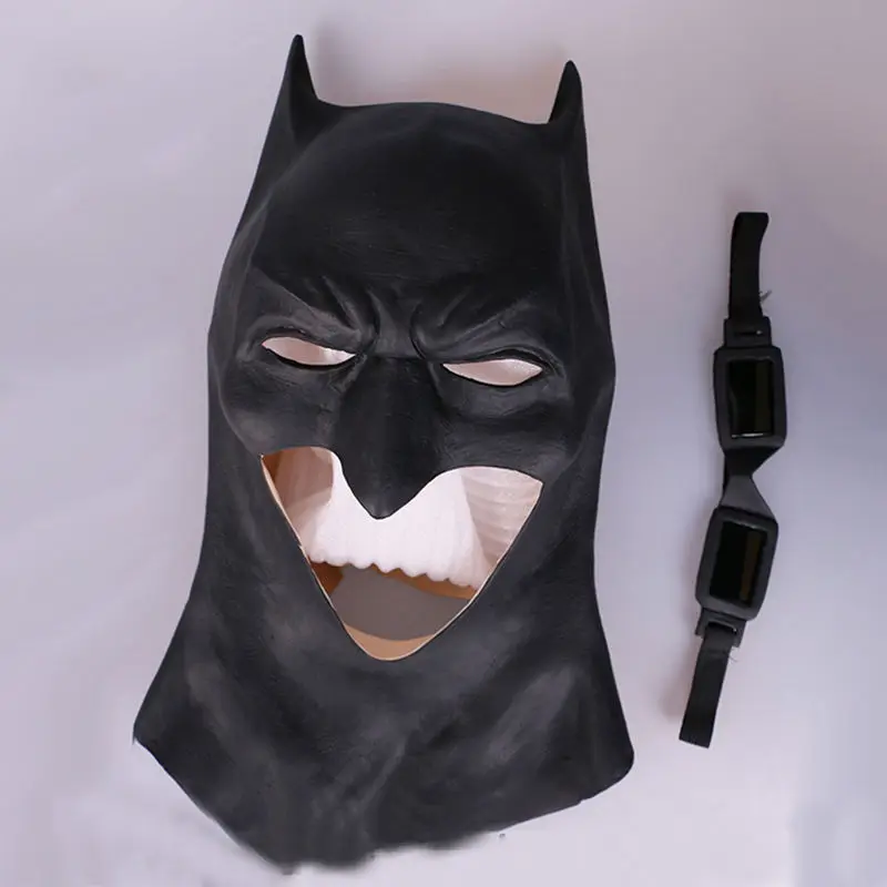 OHCOMICS DC супергерой из Лиги Справедливости Бэтмен Уэйн Косплей Черный латексный