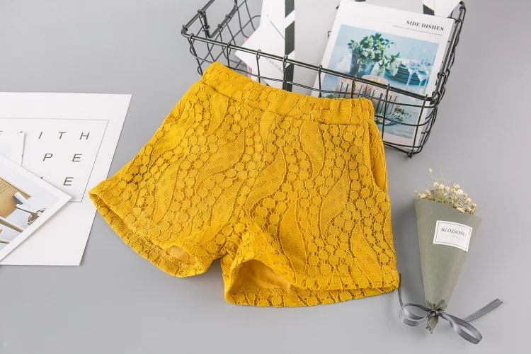 Комплект из 2 предметов для девочек R &amp Z кружевной жилет и шорты модная летняя