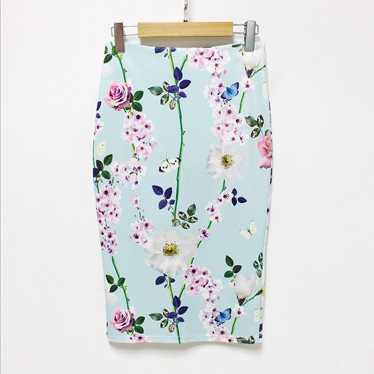 Женская юбка карандаш с принтом Летняя короткая высокой талией Harajuku