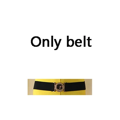 Only belt One Punch Man, костюмы для косплея, Saitama, костюмы для косплея+ плащ+ пояс+ шляпа+ перчатки, полный комплект для Хэллоуина, вечерние костюмы и шляпа для женщин и мужчин - Цвет: Only belt