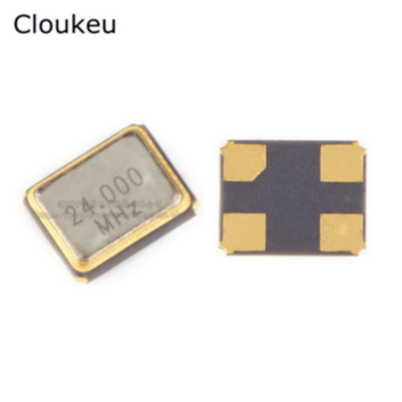 

3225 24MHz 20ppm 20pF SMT Passive Sealing clock Crystal oscillator (3.2*2.5mm)