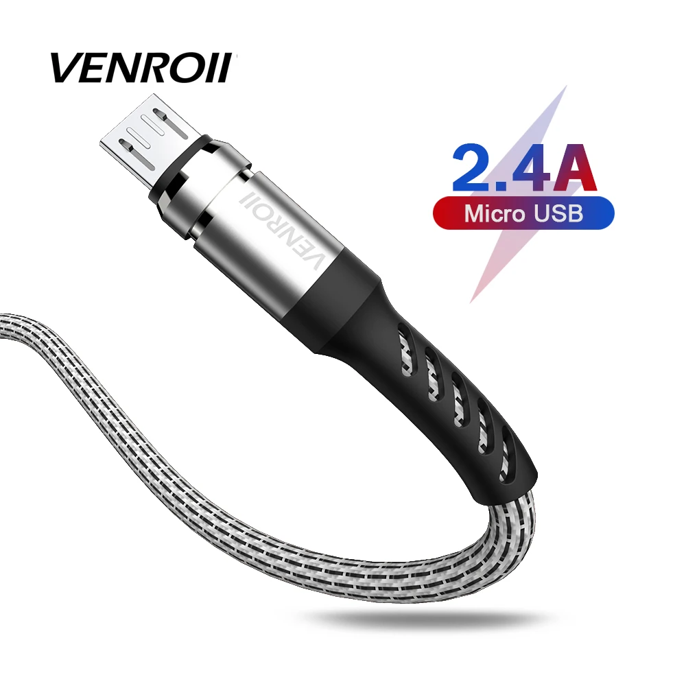 1 м микро USB кабель нейлоновый шнур для быстрой зарядки и синхронизации данных