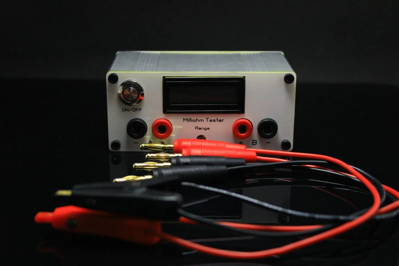 DC12V прецизионный миллиом метр четырехпроводный цифровой микро ом измеритель