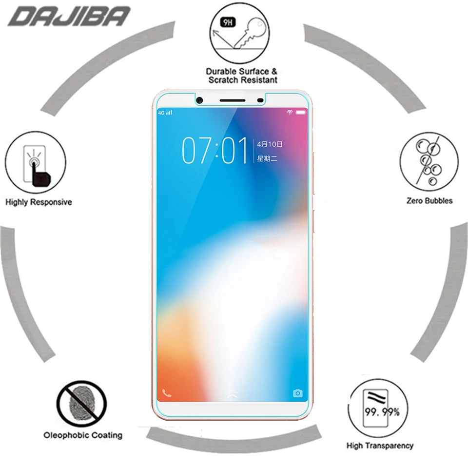 9H 2.5D Закаленное стекло для VIVO Y71 Y66 Y67 Y31 Y33 Y35 Y37 Y51 Y53 Y55 защитная пленка