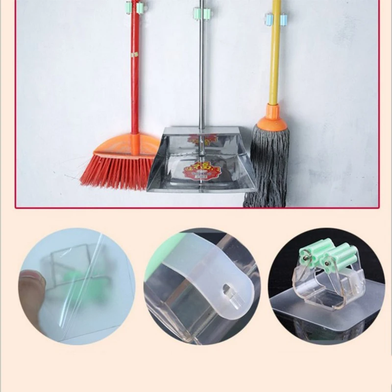 1 шт. настенный держатель для ванной комнаты|mop holder|storage holderwall mount kitchen |