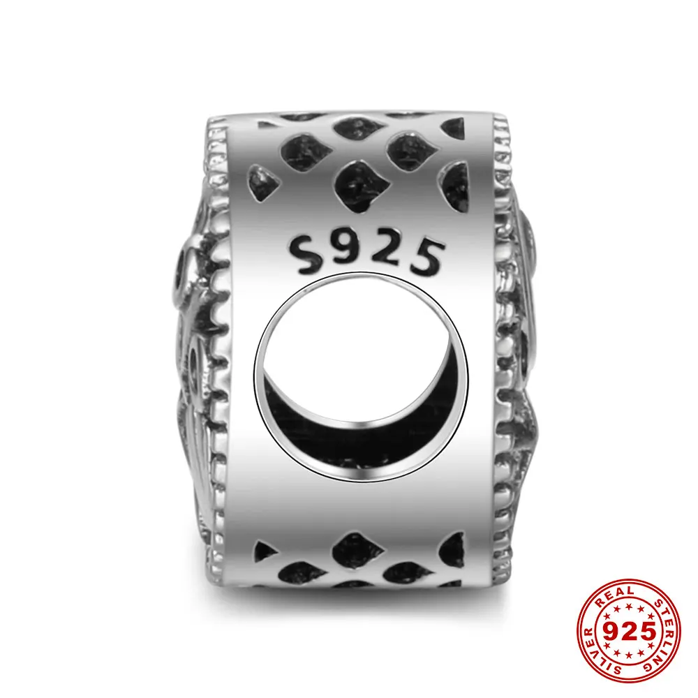 GRACE MOMENTS European Style Real 925 Sterling Silver Blue Underwater World Beads Fit Bracelet Necklace Jewelry DIY Gift | Украшения и