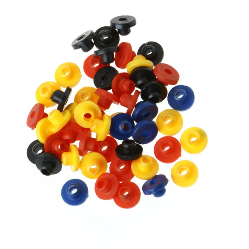 100 шт./лот Высококачественная резиновая прокладка для тату машинки половинчатые