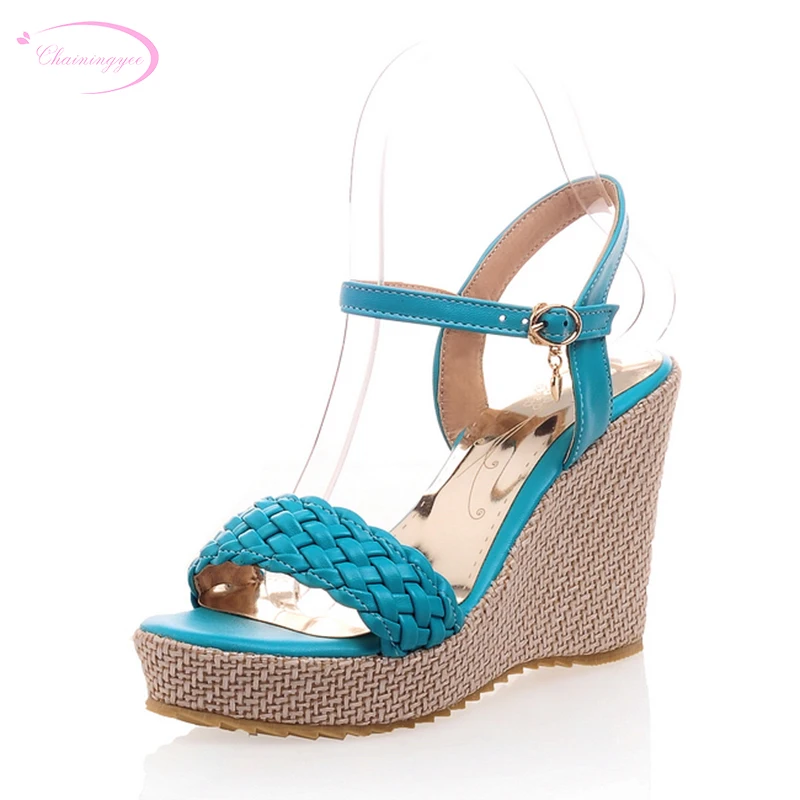 Chainingyee Красивые вечерние летние сандалии модные nfretwork туфли на платформе с